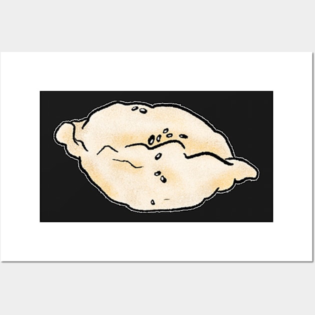 Gyoza Wall Art by Uwaki